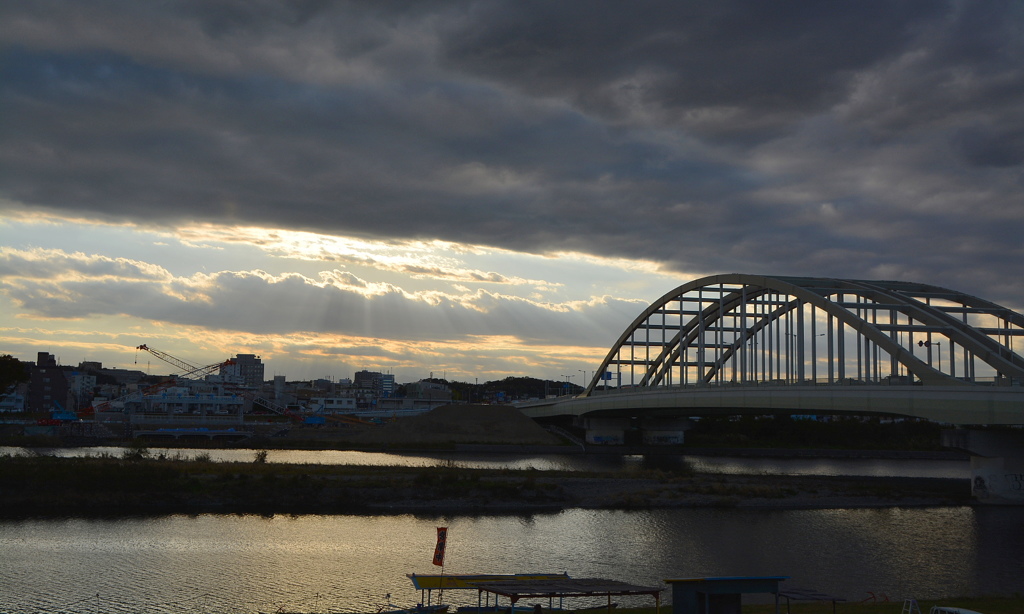 狛江の夕焼け