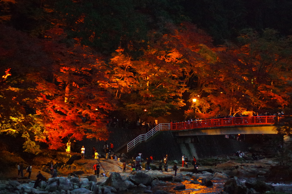 香嵐渓 紅葉狩り①