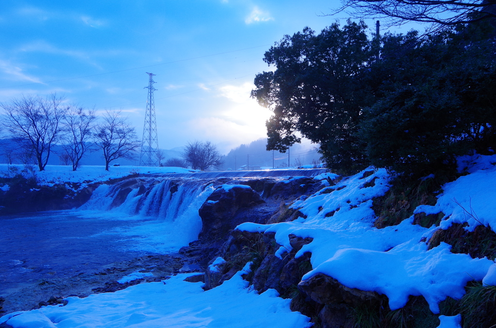 里山の冬