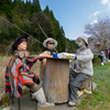 宇宙人の花見