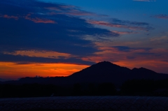 夕暮れ