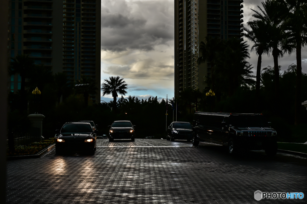 Hard to see rain in Las Vegas!