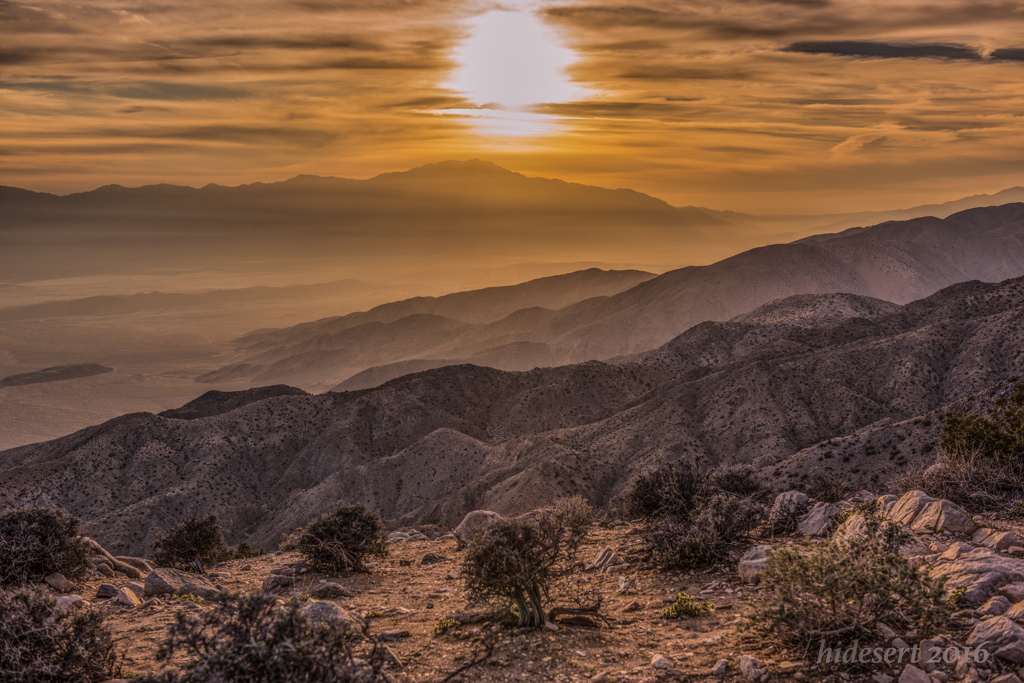 ジュリアンに沈む夕陽