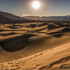 太陽と砂漠