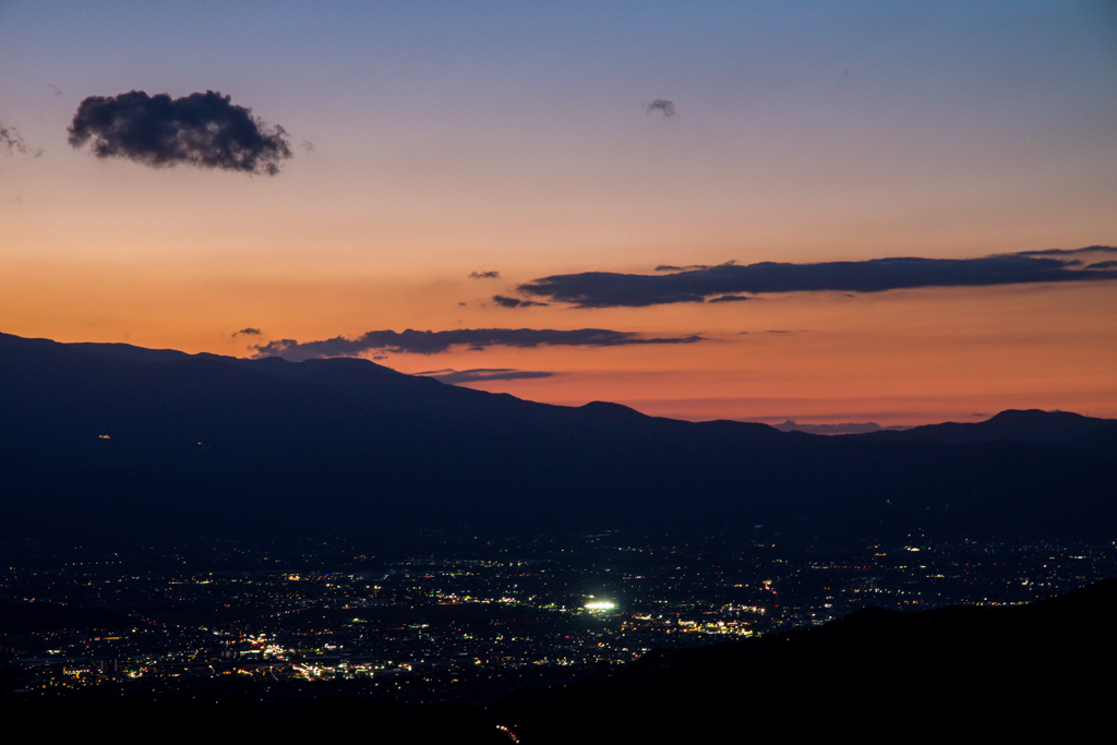 秋の夕暮れ