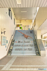 三沢駅の階段