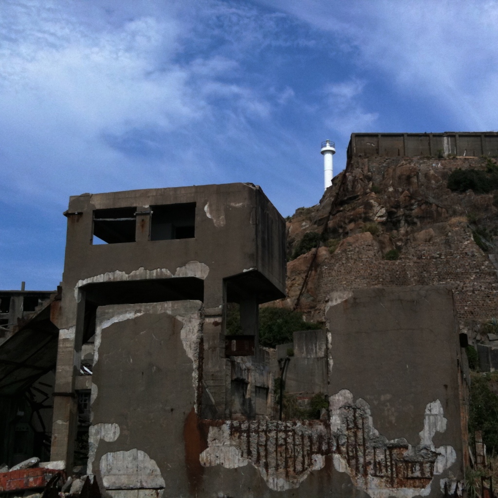 廃墟の灯台２〜軍艦島〜