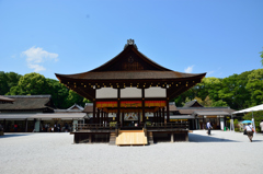 晴天の下鴨神社