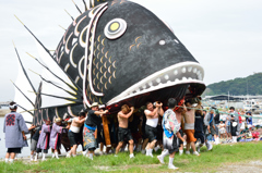 豊浜鯛祭り_陸揚げ