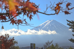 富士山が見える