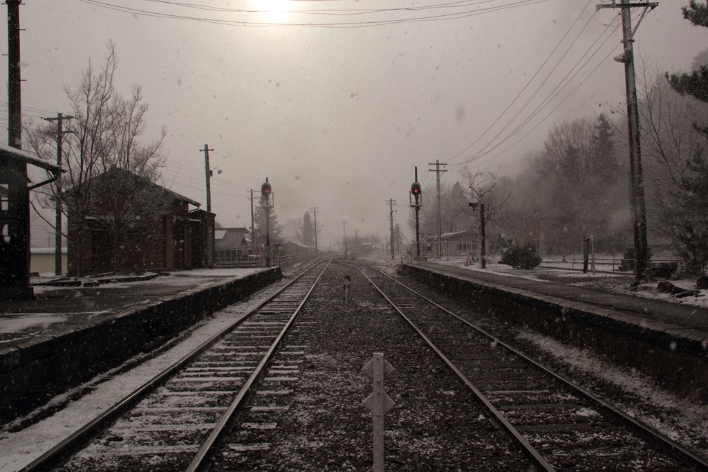 雪の駅