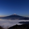 月夜と富士と雲海