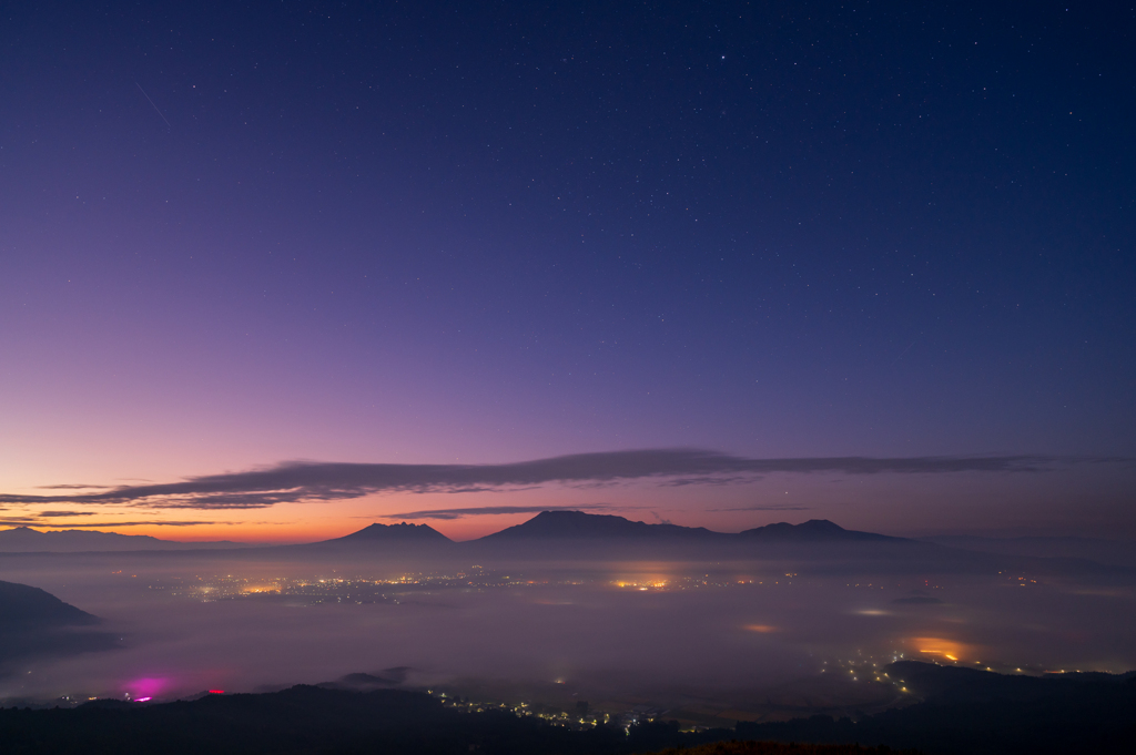 明ける間際の絶景