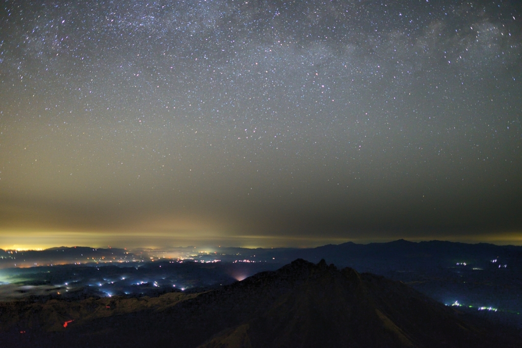 夜の根子岳