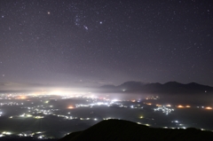 星空の下で