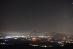 夜空…