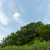 束の間の青空