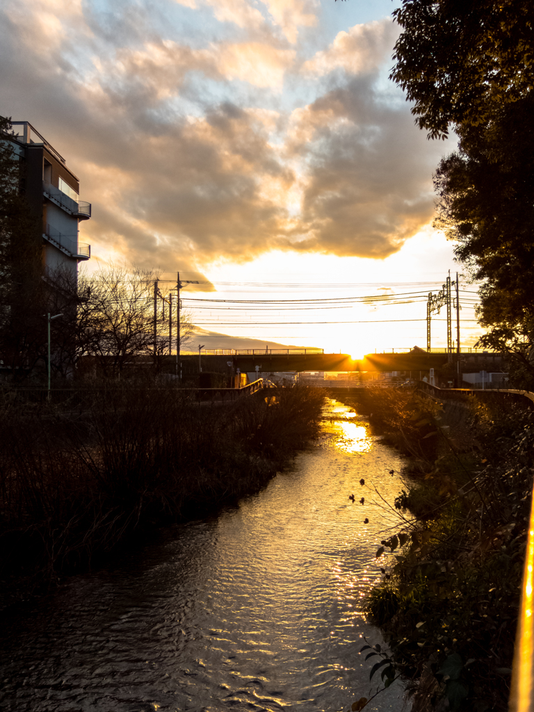 夕焼散歩道