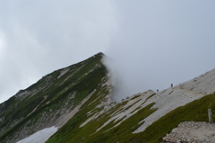 白馬三山　縦走路