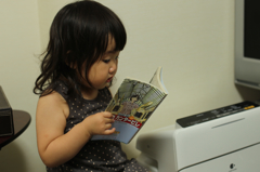 ２歳児の読書（のだめカンタービレ）