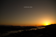 onomichi sunset.