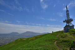 大観峰からの涅槃像