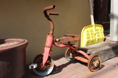 レトロな三輪車