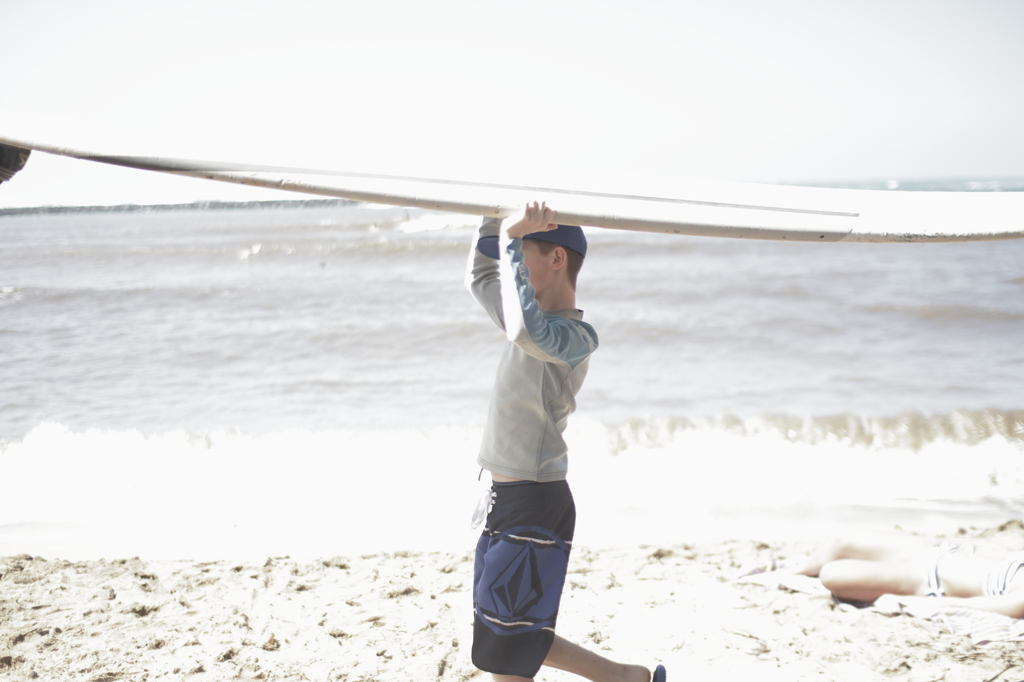 Young Surfer