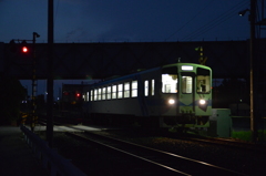 水島の夜景（鉄道編）