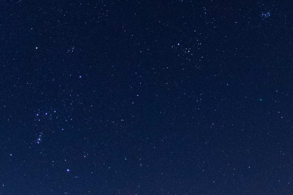 ラブジョイ彗星とオリオン