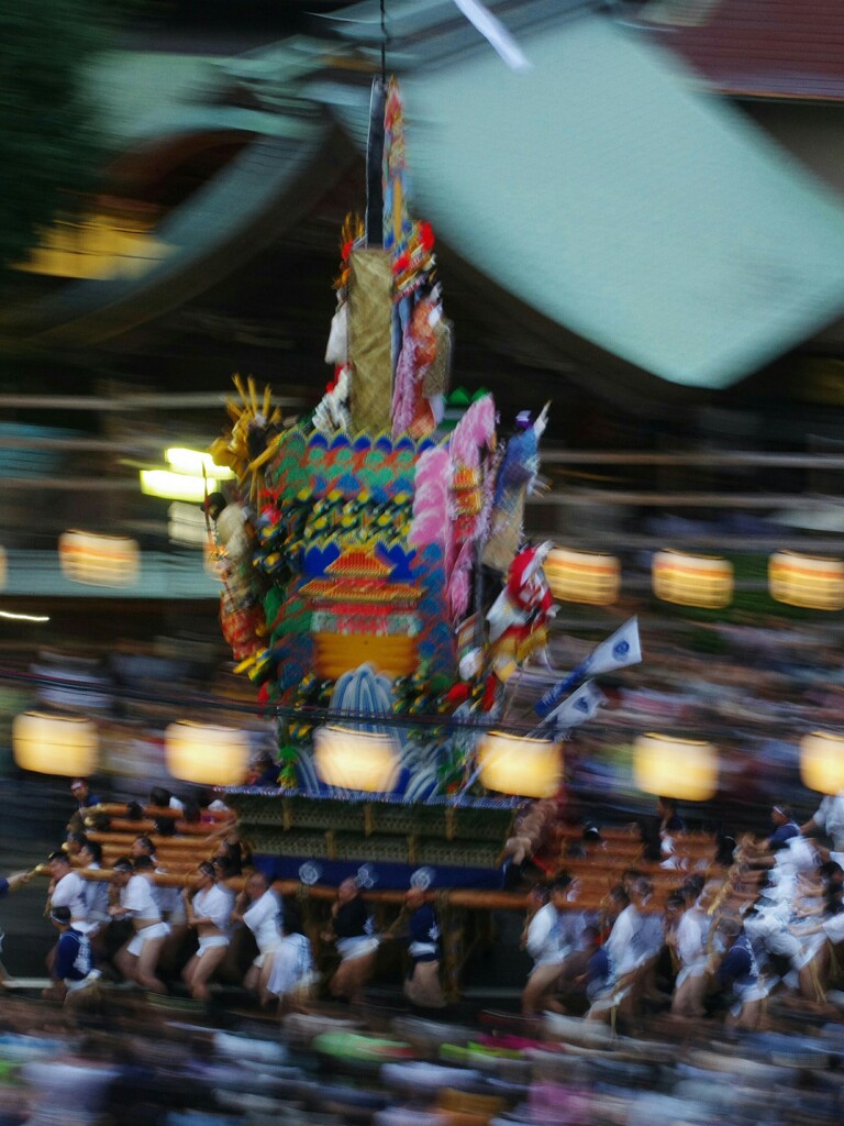 博多山笠　櫛田入り