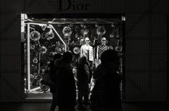 Diorと布袋シルエット