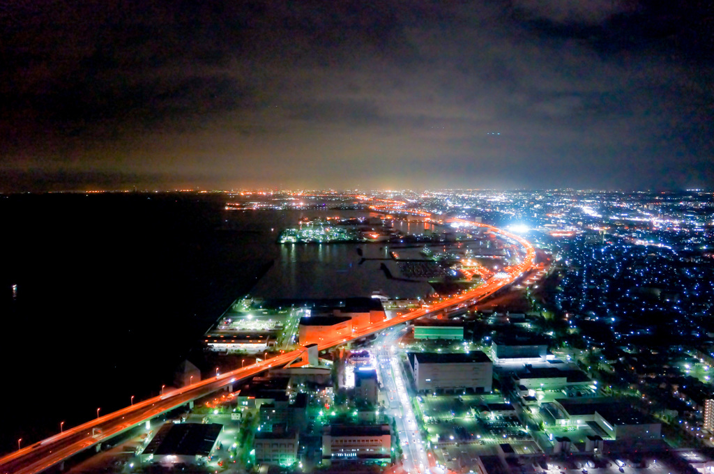 りんくうから見たキレイな夜景