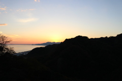 駿河湾の夕焼け*