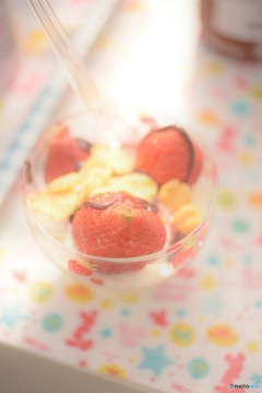 バレンタインパフェ