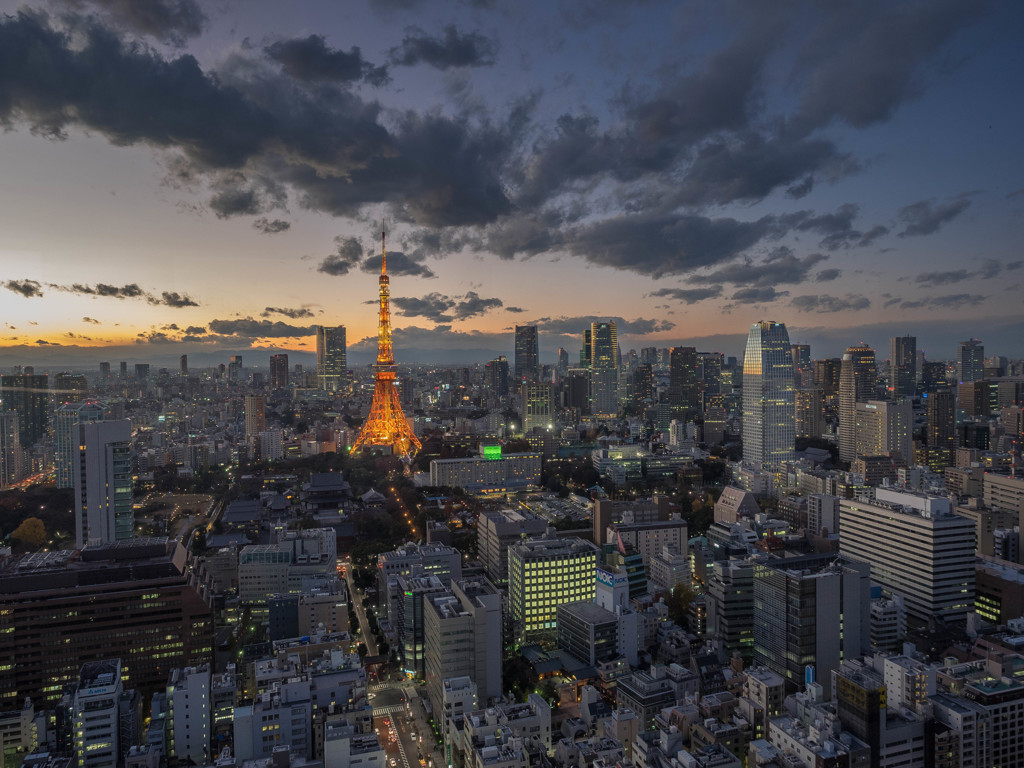 暮れの東京