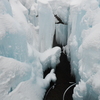 氷瀑の川
