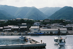 山と海が一緒に見える場所