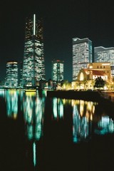 フィルムで夜景