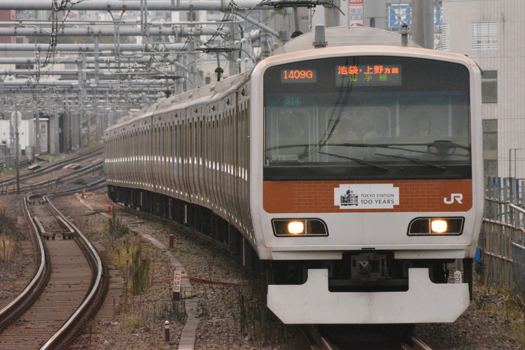 東京駅開業100周年ラッピングトレイン＠目白