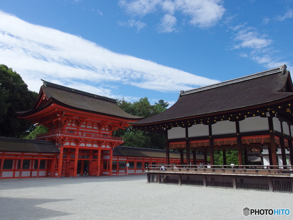 下鴨神社にて