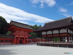 下鴨神社にて