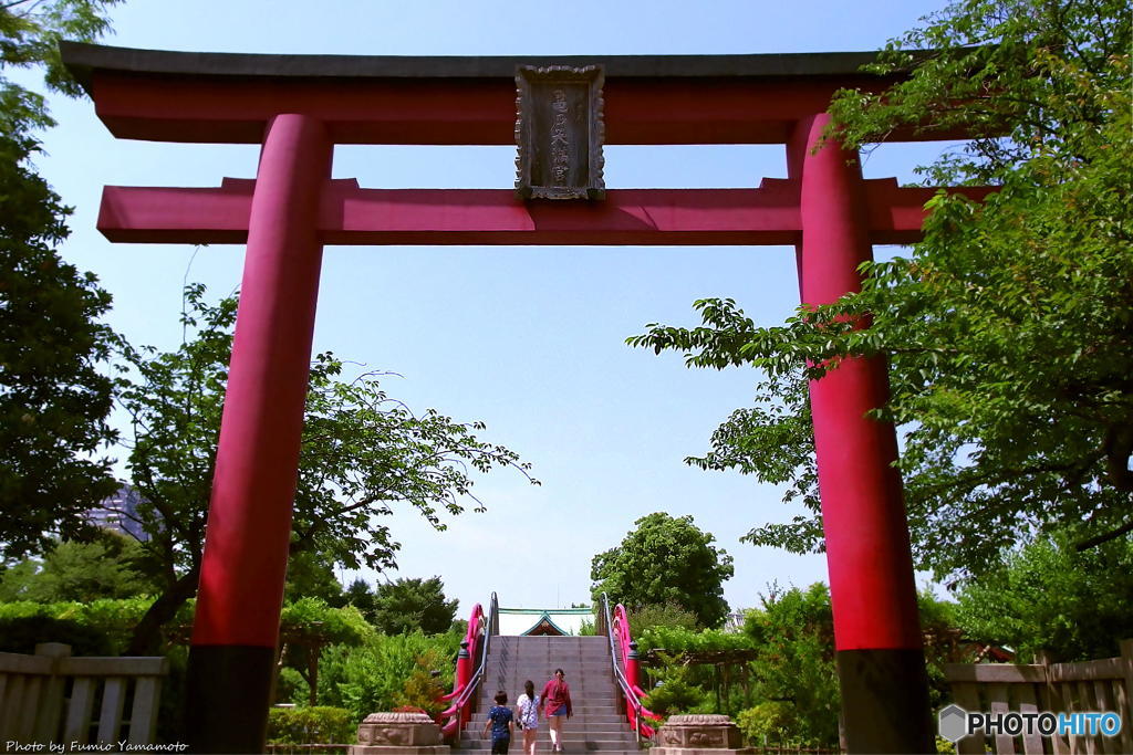 亀戸天神にて　その１