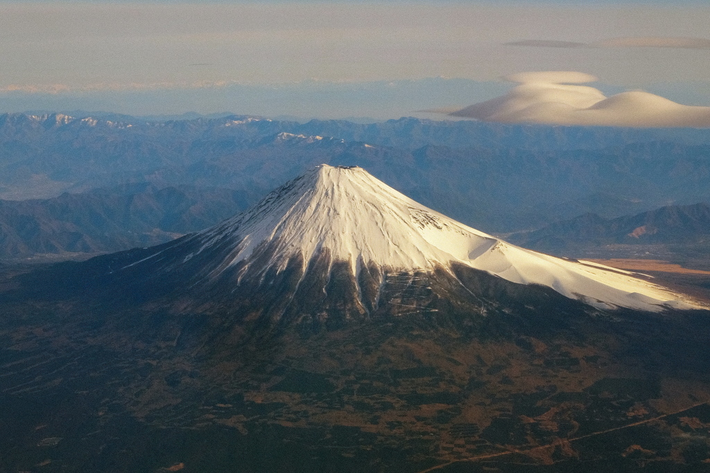 上空からの富士山 2019弥生 その１