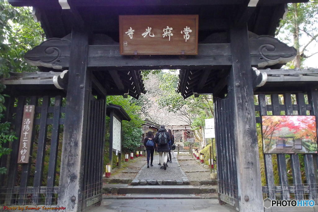 天気雨の常寂光寺　その１