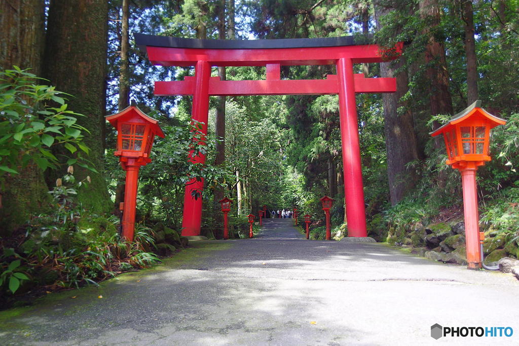 箱根神社にて　その２
