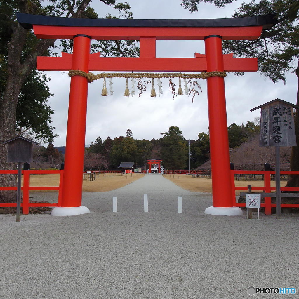 曇天の上賀茂神社　その１