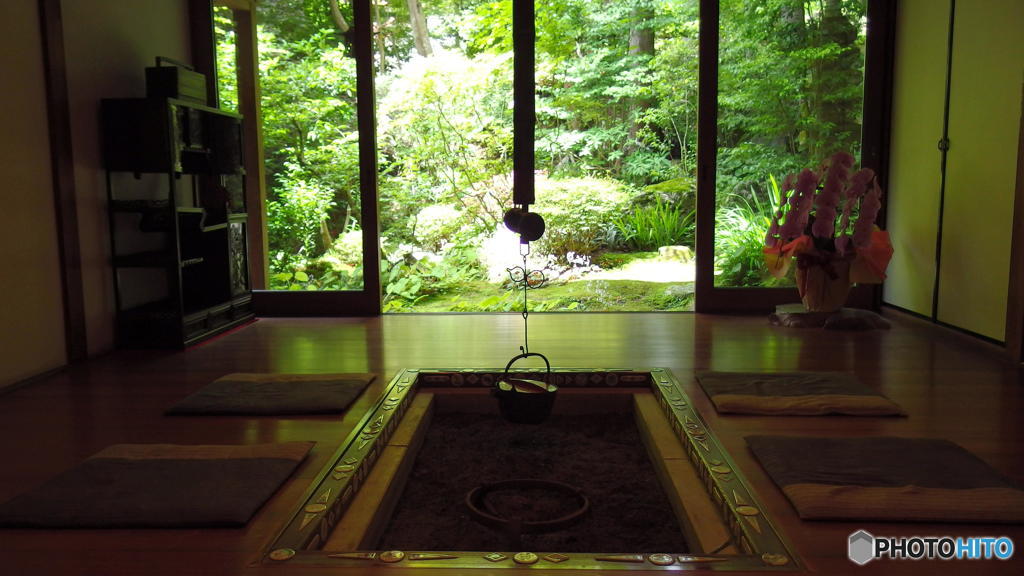梅雨の晴れ間の宝泉院　その５