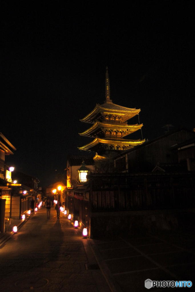 夜の東山　その２