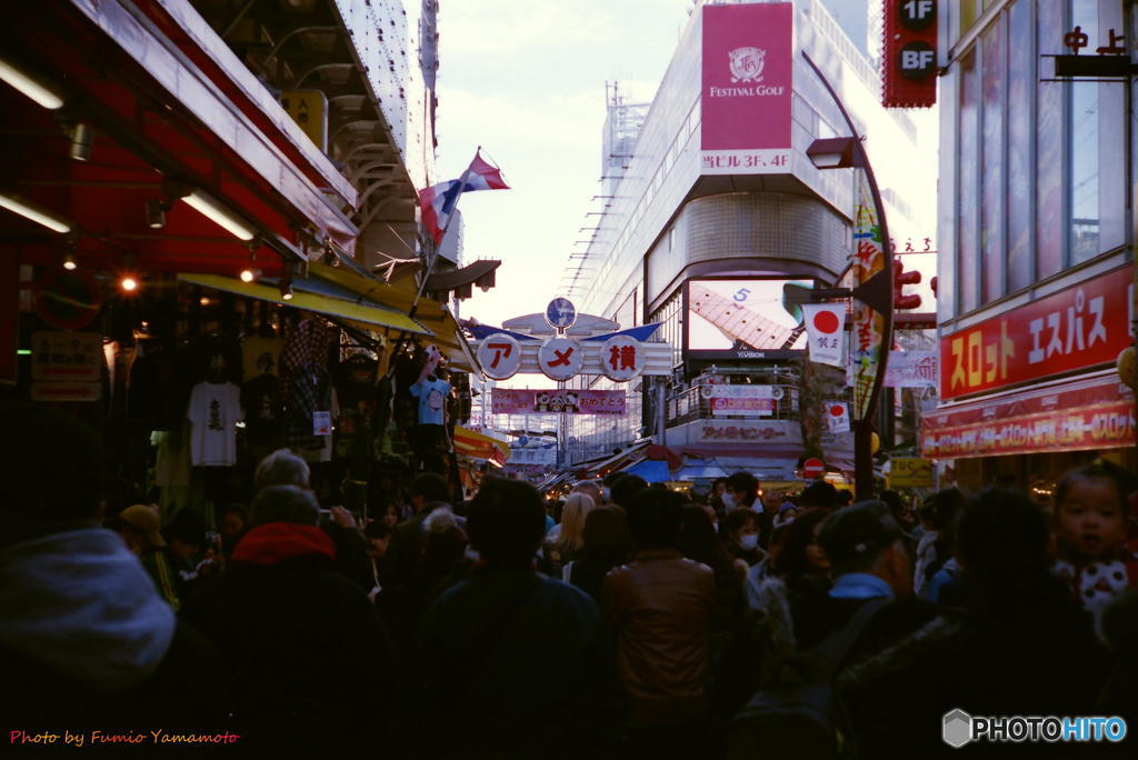 ご隠居(Nikon SP)の試写(アメ横編)　その１